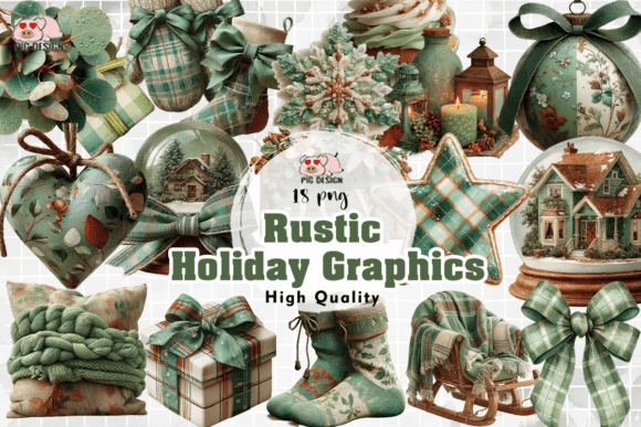 Download Rustic Holiday Graphics PNG - Holiday graphics Collection
