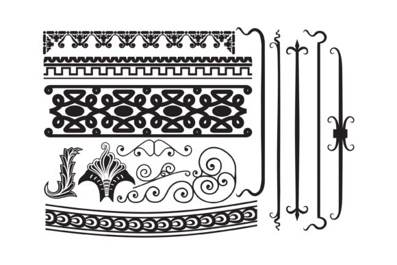 Download Vintage Elements and Borders Set for Orn - Premium Bundle