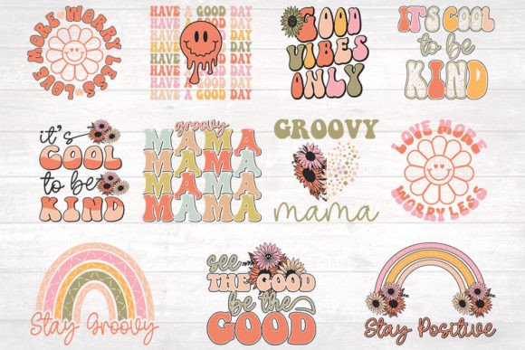 Download Groovy Retro SVG Sublimations Bundle - Sublimations Collection